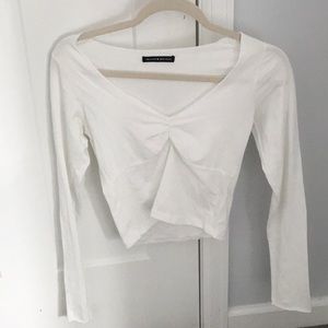 Brandy Melville white long sleeve